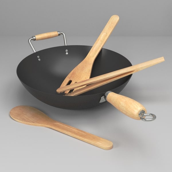 utensils for wok